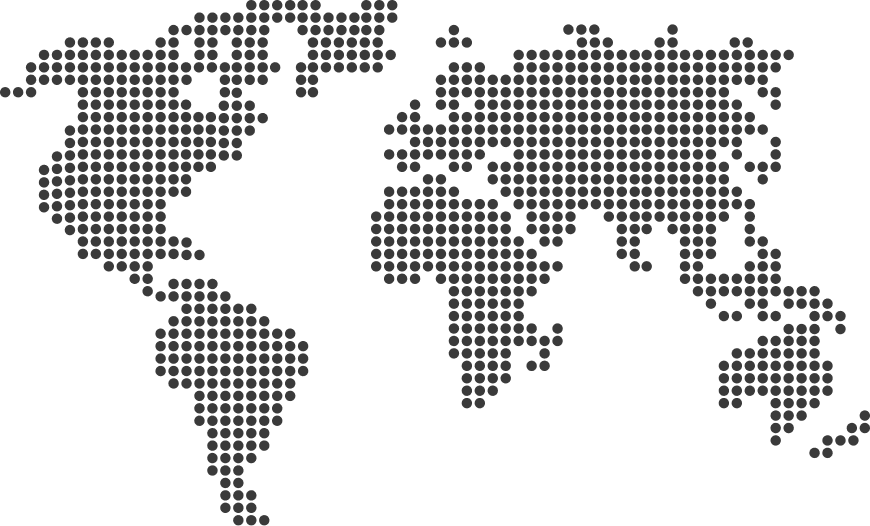 World map with active freight routes
